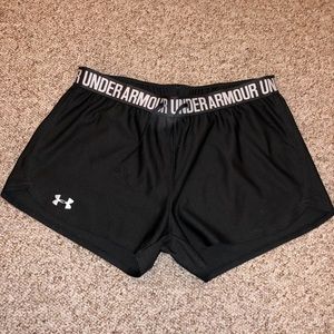Grey Under Armour athletic shorts
